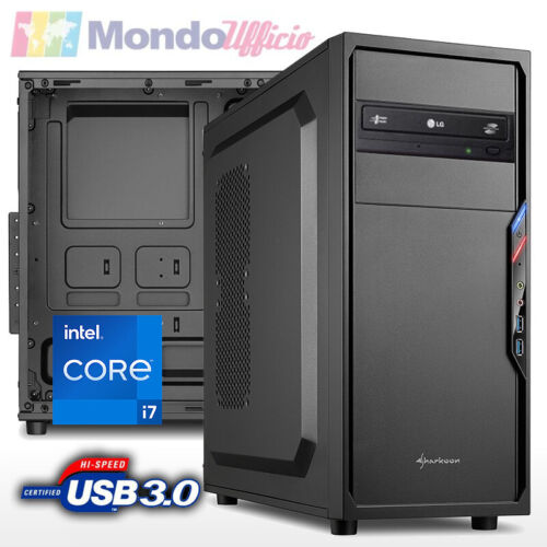 PC Computer Intel i7 12700K 12 Core 5,00 Ghz - Ram 16 GB - Card reader - USB 3.2 - Foto 1 di 1