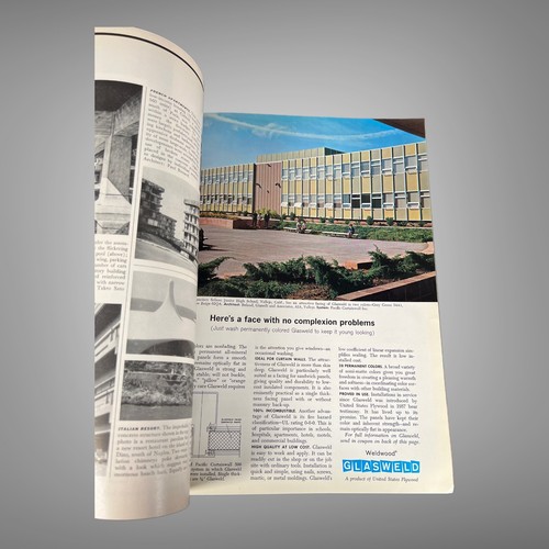 1963 ARCHITECTURAL FORUM Magazine Special Issue - Picture 8 of 10