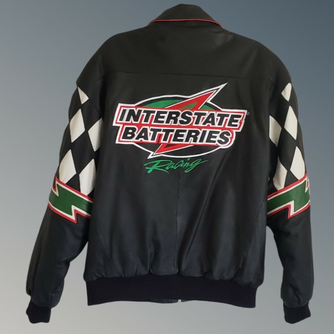 Bobby Labonte #18 NASCAR Joe Gibbs NFL Team Jacket Jeff Hamilton