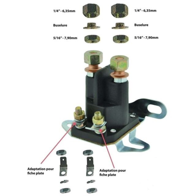 4 Pole Solenoid Fits Many Countax Westwood Lawn Tractor