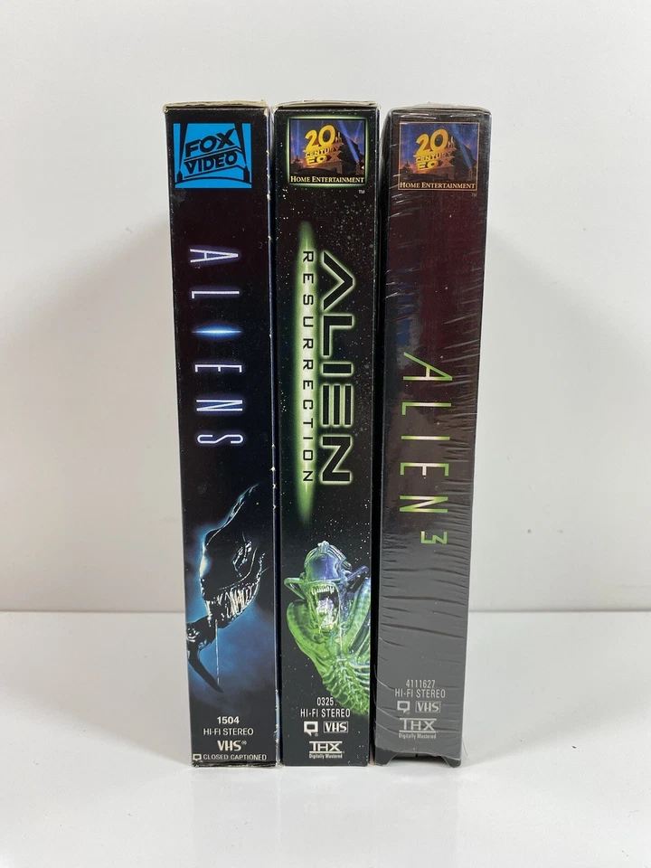 Alien VHS Lot of 3 Fox Video Aliens Resurrection & Alien 3 Sci Fi Horror Action - Image 3 of 4