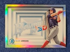 2022 BOWMAN CHROME  BASEBALL BLAZE JORDAN BOWMAN IN 3D INSERT #B3D-7