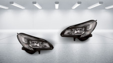 FITS VAUXHALL CORSA E 2014-2020 HEADLAMP HEADLIGHT NON LED DRL PAIR LEFT + RIGHT