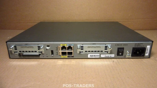 Cisco 1841 V04 Router 2-Ports FE LAN Integrated Services 2x Open Slots EXCL RM