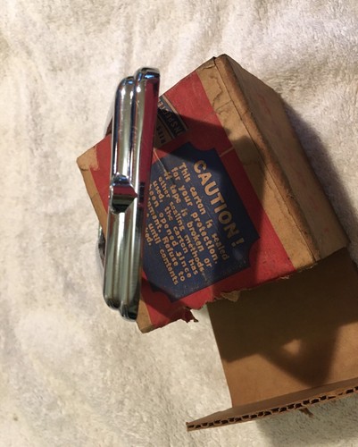NOS MoPar 1949 Plymouth driver side parking lamp bezel Special Deluxe P17 P18 - Picture 8 of 11