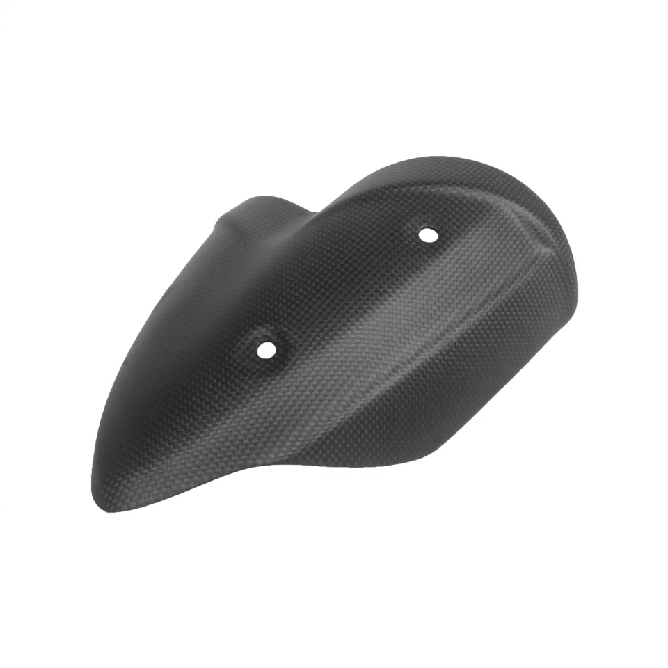 Cubierta de tubo de escape de fibra de carbono mate protector térmico mate para Ducati Monster 1100 EVO Foto 4 de 4
