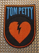 Tom Petty Heartbreakers (band) Embroidered Patch Iron-On Sew-On US ship Rock