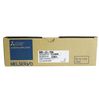 MR-J3-70A Electric Motor New Mitsubishi MR-J3-70A AC Servo Motor