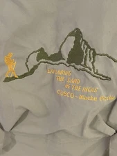 Fishing Vest mens L  Machu Picchu Cusco Gear Mesh Fly Utility Trekking Tactical