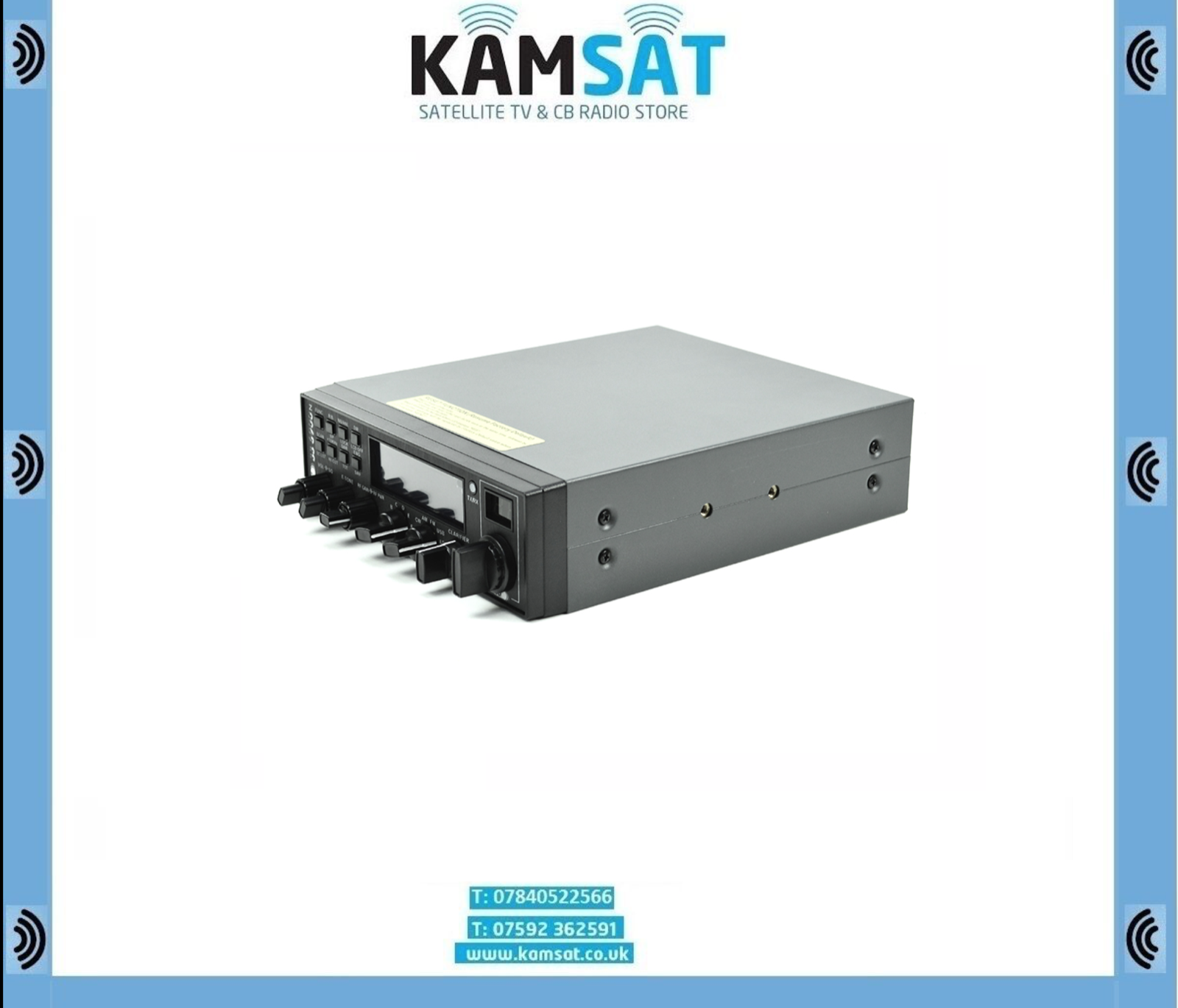 CB HAM RADIO STATION CRT SS 6900 V BLUE CB AM FM USB CW PA eBay