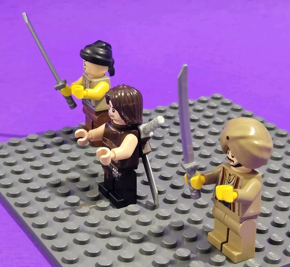 Lego Lote De 3 Minifiguras Príncipe De Persia Sheik Amar Avestruz Jockey Dastan Foto 4 de 4