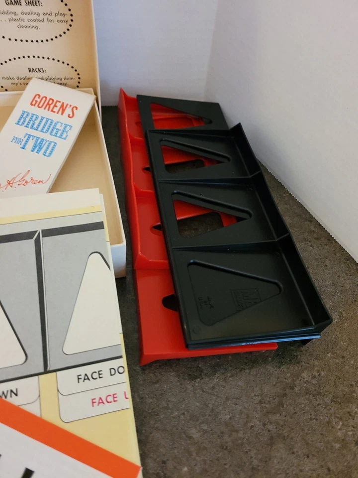 "Bridge For Two" Milton Bradley Fine Edition Goren's Vintage 1964 Complete  - Image 4 of 4