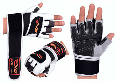 EVO Fitness Leder Gewichtheben Fitnessstudio Radfahren Handschuh Rollstuhl Handgelenkbandagen Riemen