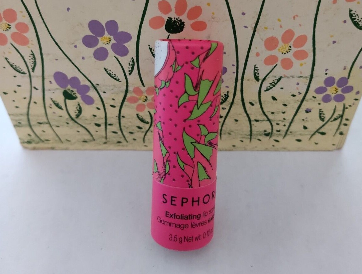 Sephora Dragon Fruit Lip Scrub 2 3.5g Full Size 1st Class for sale
