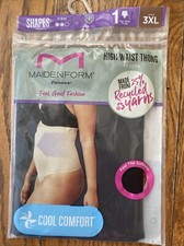 Maidenform BLACK High Waist Thong Flexees Feel Good Fashion - 3 XL