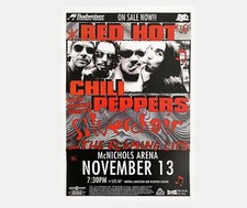 Red Hot Chili Peppers feat, The Flaming Lips and Silver Chair Concert Poster