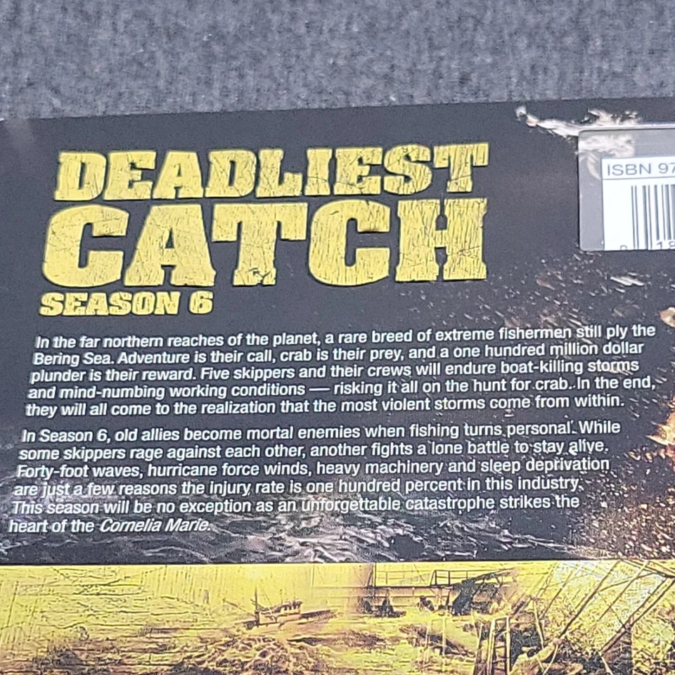 Deadliest Catch Season 6 4-DVD Set Discovery Channel Remembering Captain Phil - Image 3 of 4