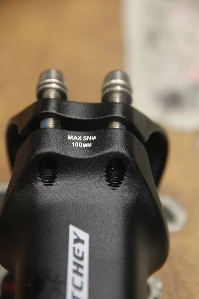 Vástago de bicicleta de montaña Ritchey 4 ejes RL-1 grava 100 mm +/- 6 grados 31,8 abrazadera de barra Foto 3 de 4