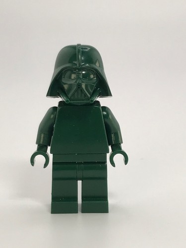 Darth Vader Minifigure Prototype Monochrome Dark Green LEGO Star Wars - Picture 3 of 7