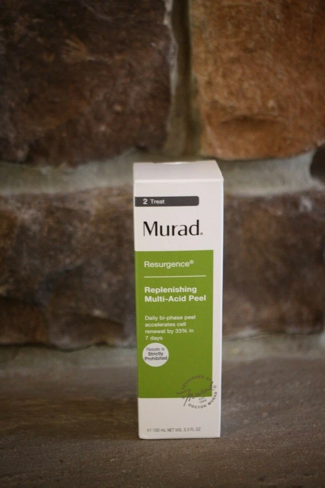 NUEVO PEELING MULTIÁCIDO MURAD RESURGENCE 3,3 FL OZ 2 TRATAMIENTOS DIARIO BIFÁSICO PEELING  Foto 2 de 4