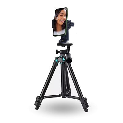 Profi 60cm Handy Stativ drehbar Smartphone Halterung Ständer Tripod Handy Foto