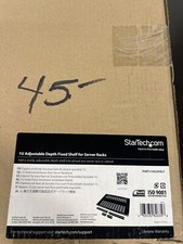 STARTECH ADJSHELFHDV 1U Adjustable Depth Heavy Duty Vented Shelf For Server Rack