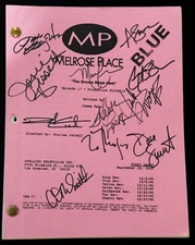 Melrose Place "MP TV Show Cast by 11" Signed Autographed Original Script JSA