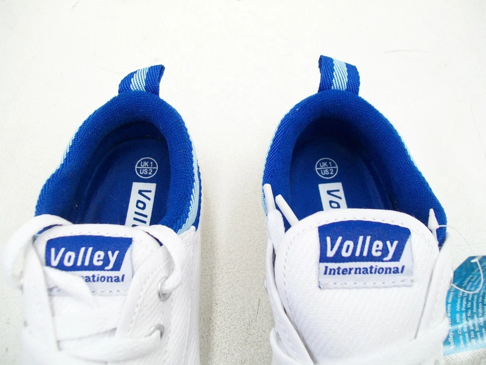 DUNLOP VOLLEYS SHOES VOLLEY CASUAL BOYS GIRLS SNEAKERS CANVAS WHITE TRAINERS - Image 4 of 4