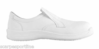 E-Chef Roma White - Scarpe Antinfortunistiche Da Cuoco | Impermeabili E Antiscivolo | Certificazione S2 SRC - Foto 3