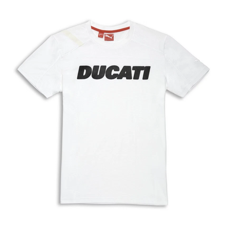 Ducati Puma short Sleeve T Shirt SS13 White New Sale