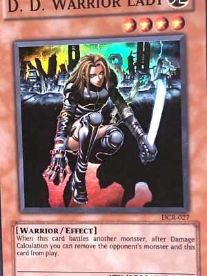 yugioh D.D. WARRIOR LADY DCR-027 Unlimited Edition Super Rare Near