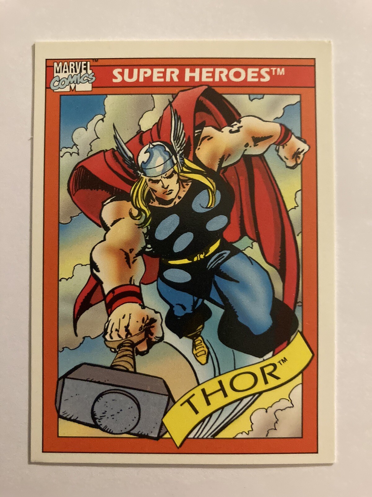 Thor 1990 Impel Marvel Universe #18 Super Heroes