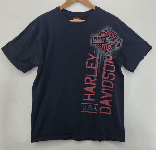 Camisa Harley Davidson 1998 Route 66 Springfield Eagle Camisa Negra Adulto Talla L - Imagen 2 de 9