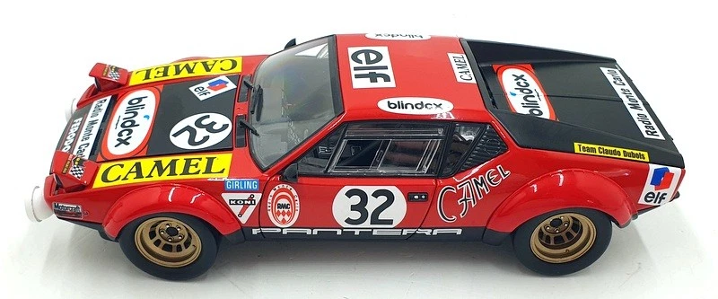 Kyosho 1/18 Scale 08855B - 1972 De Tomaso Pantera 5.8L V8 #32 16th 24h Le Mans — 第 3/4 张图片