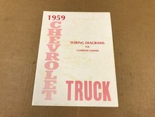 Vintage 1959 Chevrolet Truck Wiring Diagrams For Complete Chassis Vintage 1959 Chevrolet Truck Wiring Diagrams For Complete Chassis