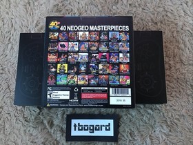 NEO GEO Mini 40th Anniversary Console + 2 Brand New Controllers - New & Complete