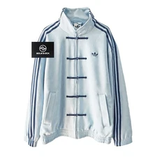 Adidas Originals CTT Chinese Track Casual Jacket KT3846 Unisex Blue Asian Size