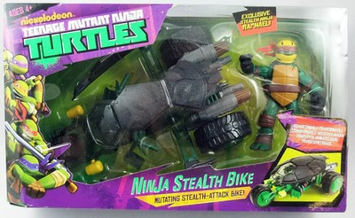 TMNT Turtles Ninja (Nickelodeon 2012) - Ninja Stealth Bike & Raphael