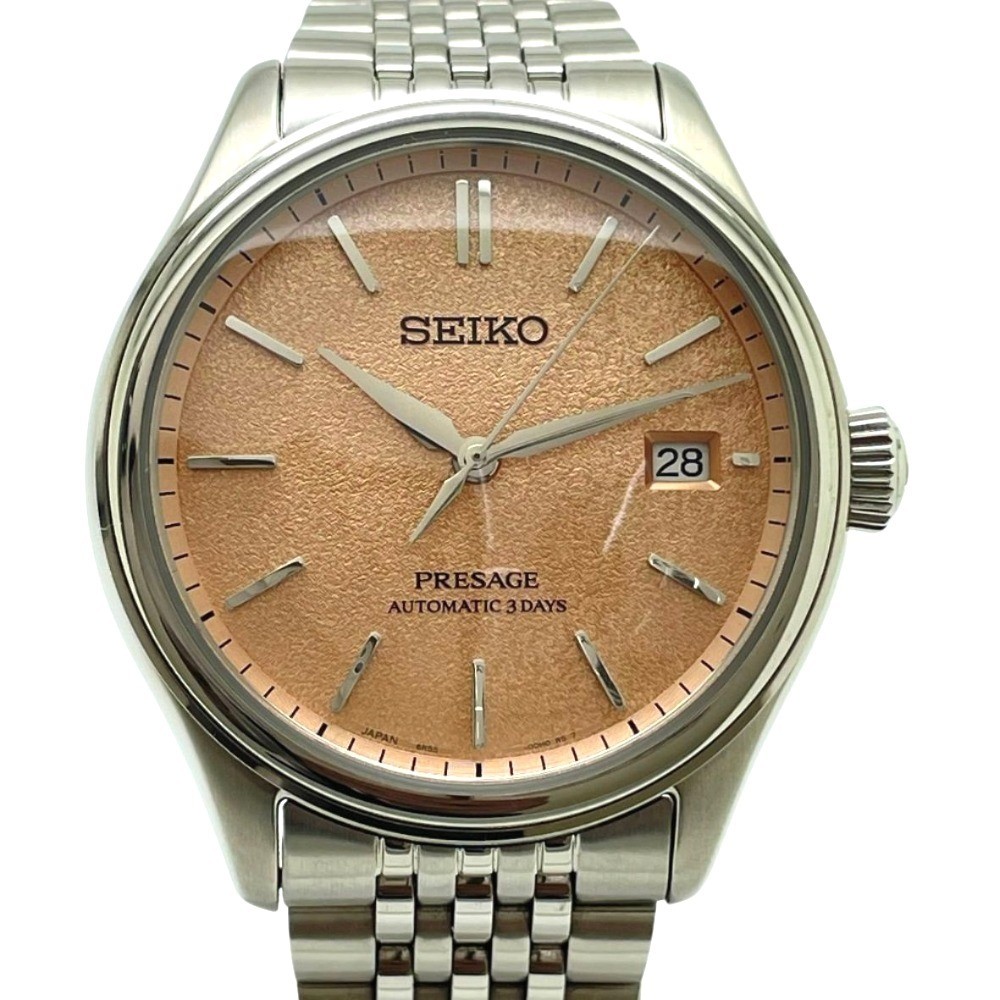 Seiko Presage Sarx125 Automatic Watch with Persimmon Dial 6R55-00H0 2024 Model