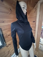 JOHN GALLIANO Vintage 1984 GAME collection Bodysuit Black 100 cotton