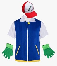 Pokemon Ash Ketchum Classic Unisex Adult Costume Large