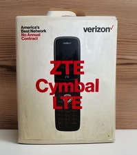 Cymbal Z233V 4G LTE Bluetooth Camera Silver Flip Phone Verizon No Contract