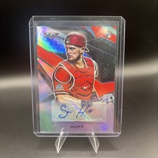 2021 Topps Fire Sam Huff Rookie Auto #AV-SH Texas Rangers