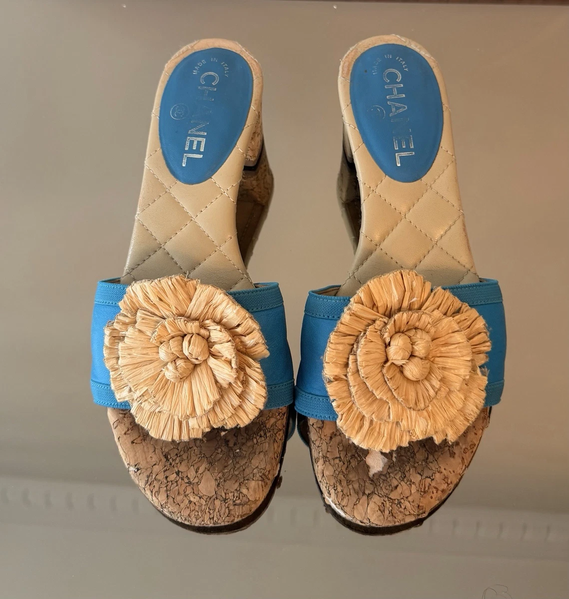 CHANEL Blue Sandals for Women for sale | eBay