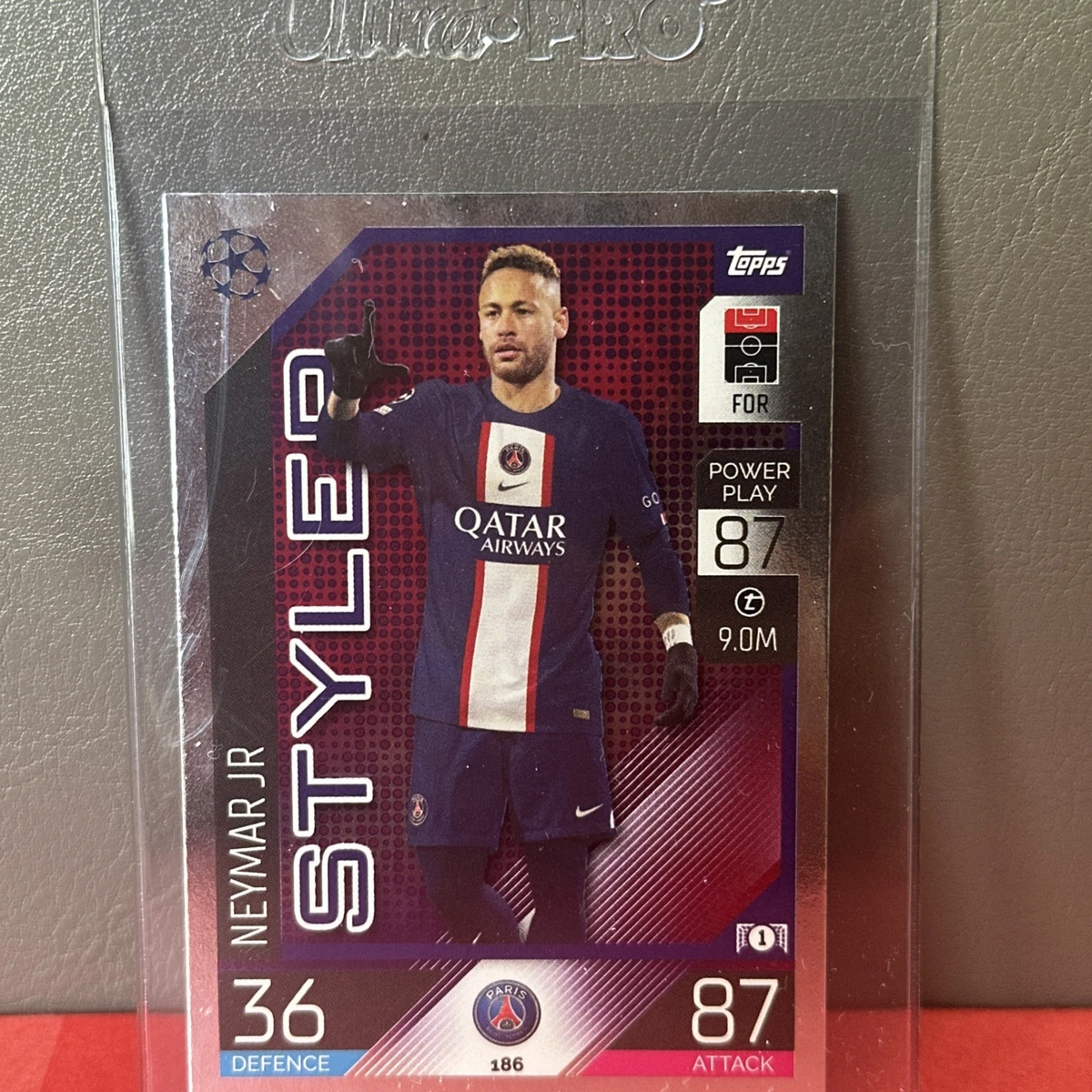 2022-23 Topps Match Attax Uefa Club Competitions Neymar Jr. #186