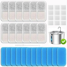 Cat Fountain Replacement Filters 12 12 12 Pack Compatible with oneisall PWF-001