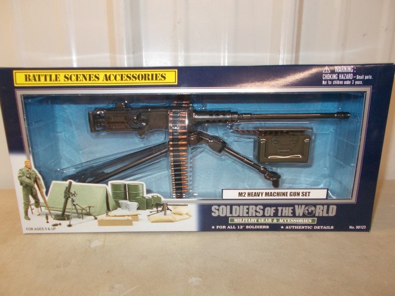 NEW IN BOX SOLDIERS OF THE WORLD M2 Heavy Machine Gun Set