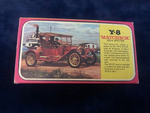 Matchbox Y-8 1914 Stutz Models Of Yesteryear Collectible Die-Cast Car In Origina - Picture 3 of 6