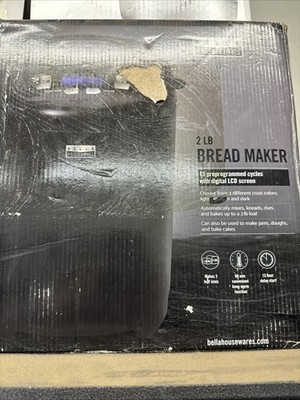 Bella Pro Series - 2-lb. Bread Maker - Black