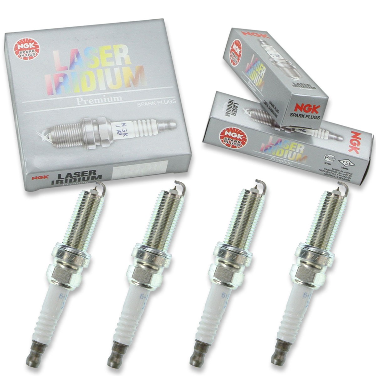 4pcs 09-13 KTM 450 XC-W NGK Laser Iridium Spark Plugs 449cc 27ci Kit Set zv
